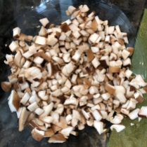 Chopped Shiitake Mushrooms